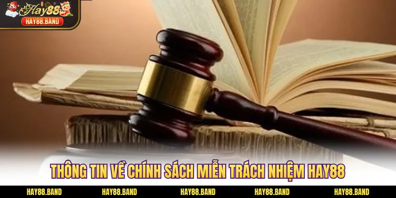 Thông tin về chính sách miễn trách nhiệm HAY88 Thông tin về chính sách miễn trách nhiệm HAY88
